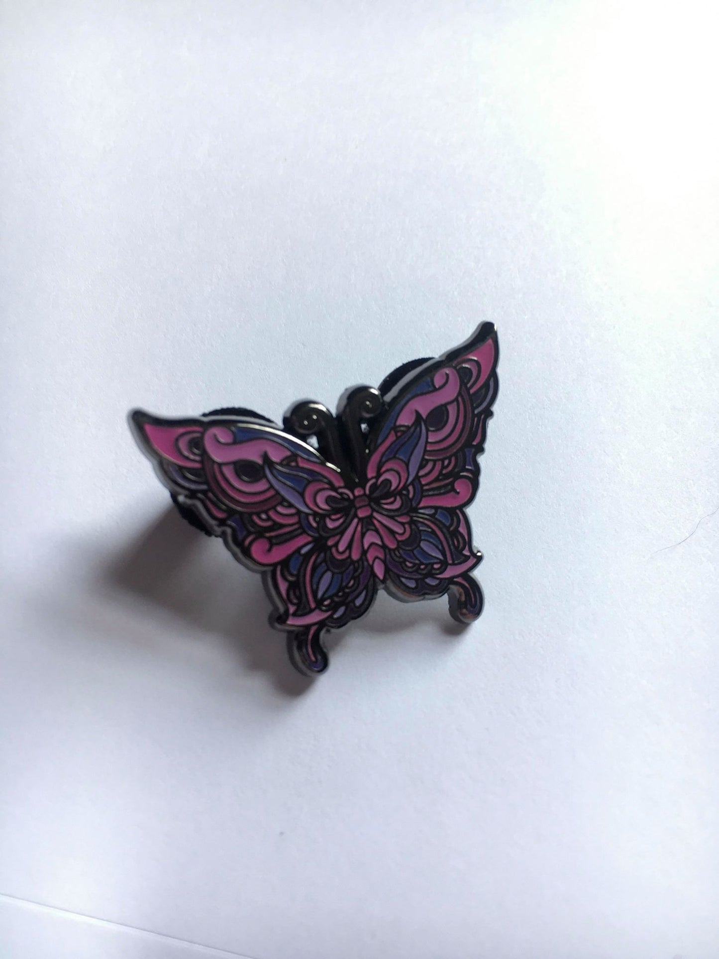 Flutter - Set of Six - Hard Enamel Limited Edition Butterfly Pins