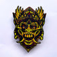Oni Mask - Set of Eight - Batch 2 - Japanese Demon Art - Hard Enamel Limited Edition Pins
