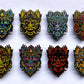 Oni Mask - Set of Eight - Batch 2 - Japanese Demon Art - Hard Enamel Limited Edition Pins