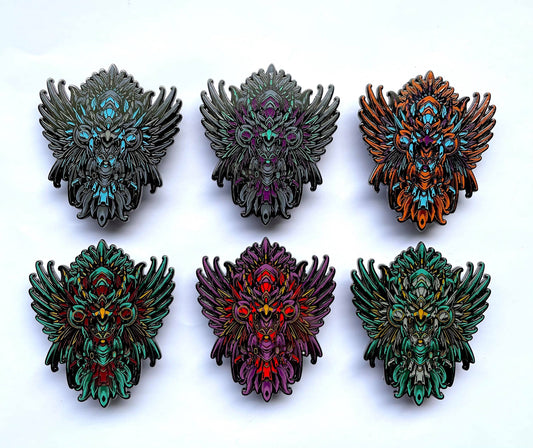 Royal Phoenix - Set of Six - Batch 2 - Hard Enamel Limited Edition Pins