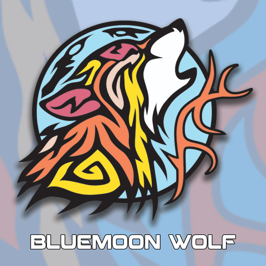 Spirit Wolf - Set of Four - Soft Enamel Limited Edition Pins