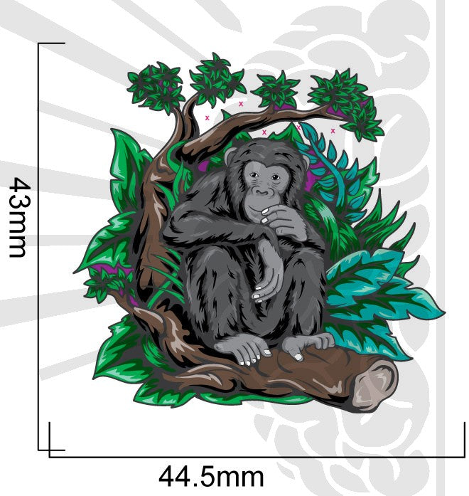 Ronnie the Chimp - Hard Enamel Limited Edition Pin