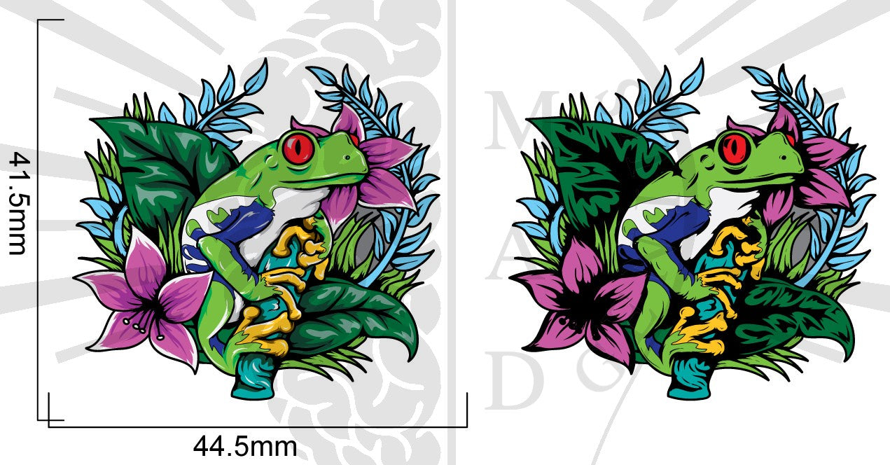 Phibian - Set of Six Pins - Hard Enamel Limited Edition Frog Pins