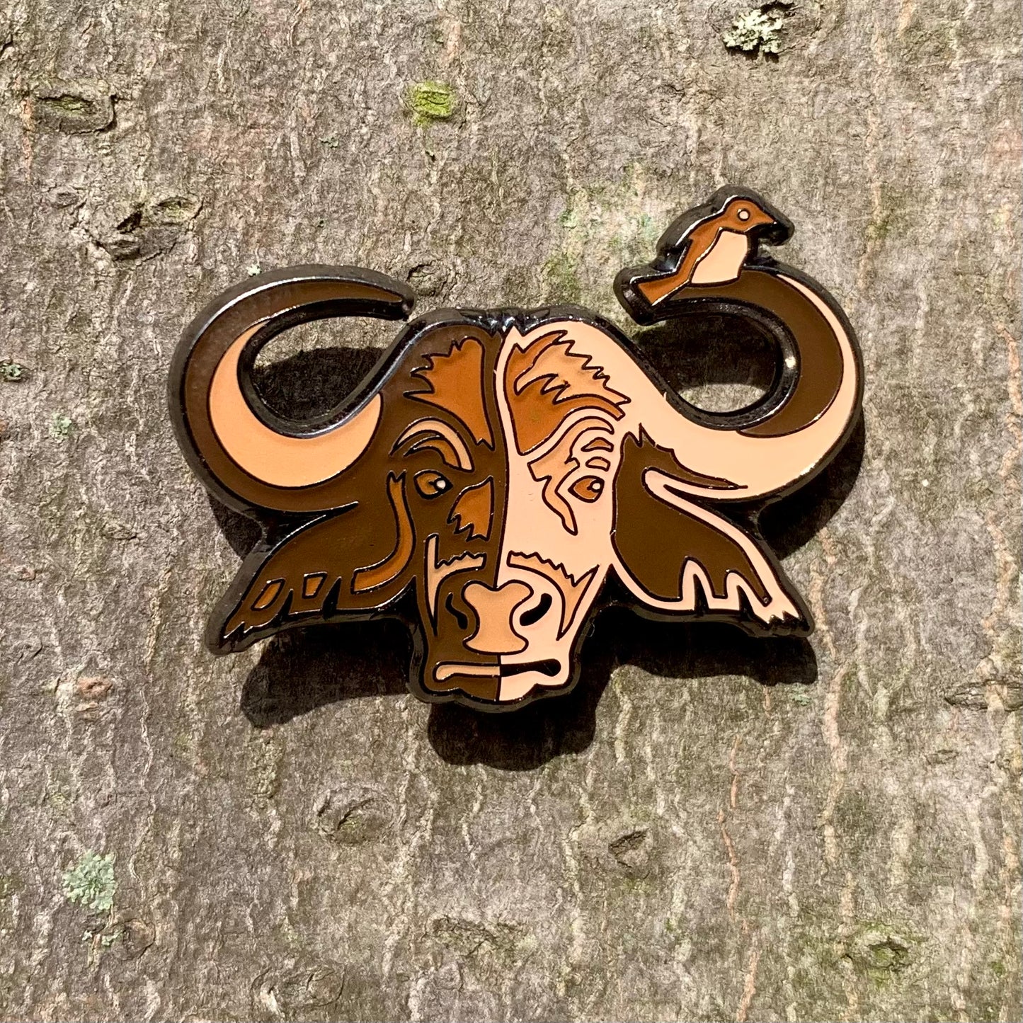 Safari Friends - Set of Five PIns by Barry Hutzel - Epoxied Soft Enamel Limited Edition Pins