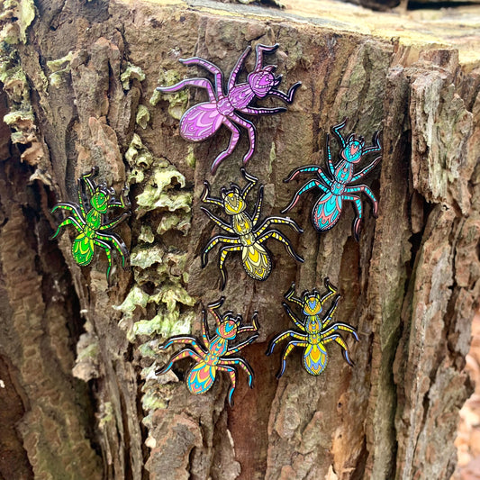 Colony - Set of Six - Hard Enamel Limited Edition Ant Pins
