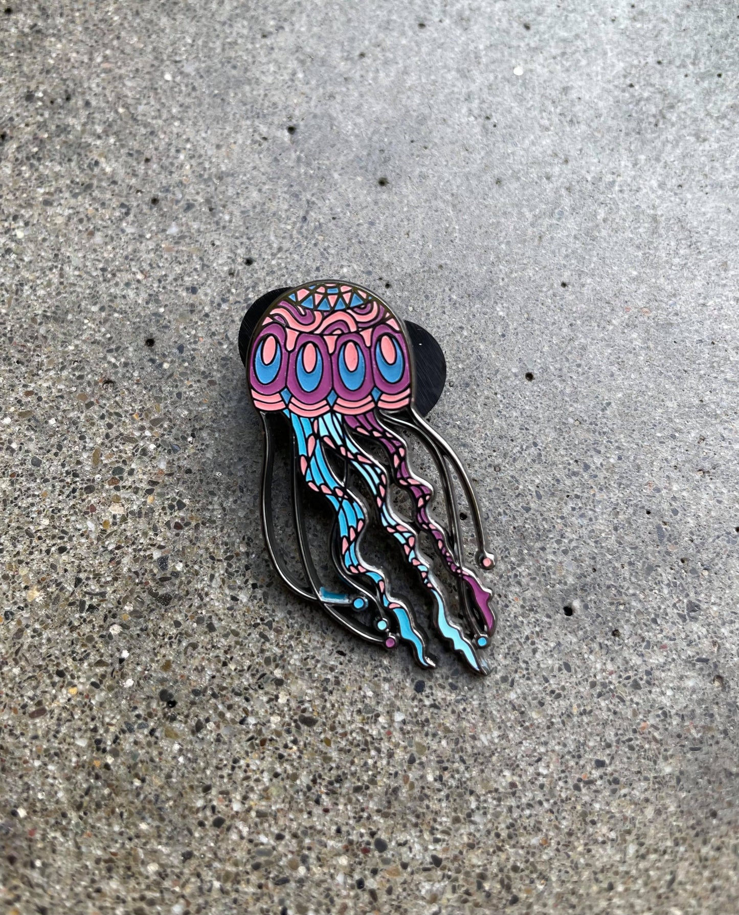 Sting V2 - Set of Six - Hard Enamel Limited Edition Jellyfish Pins