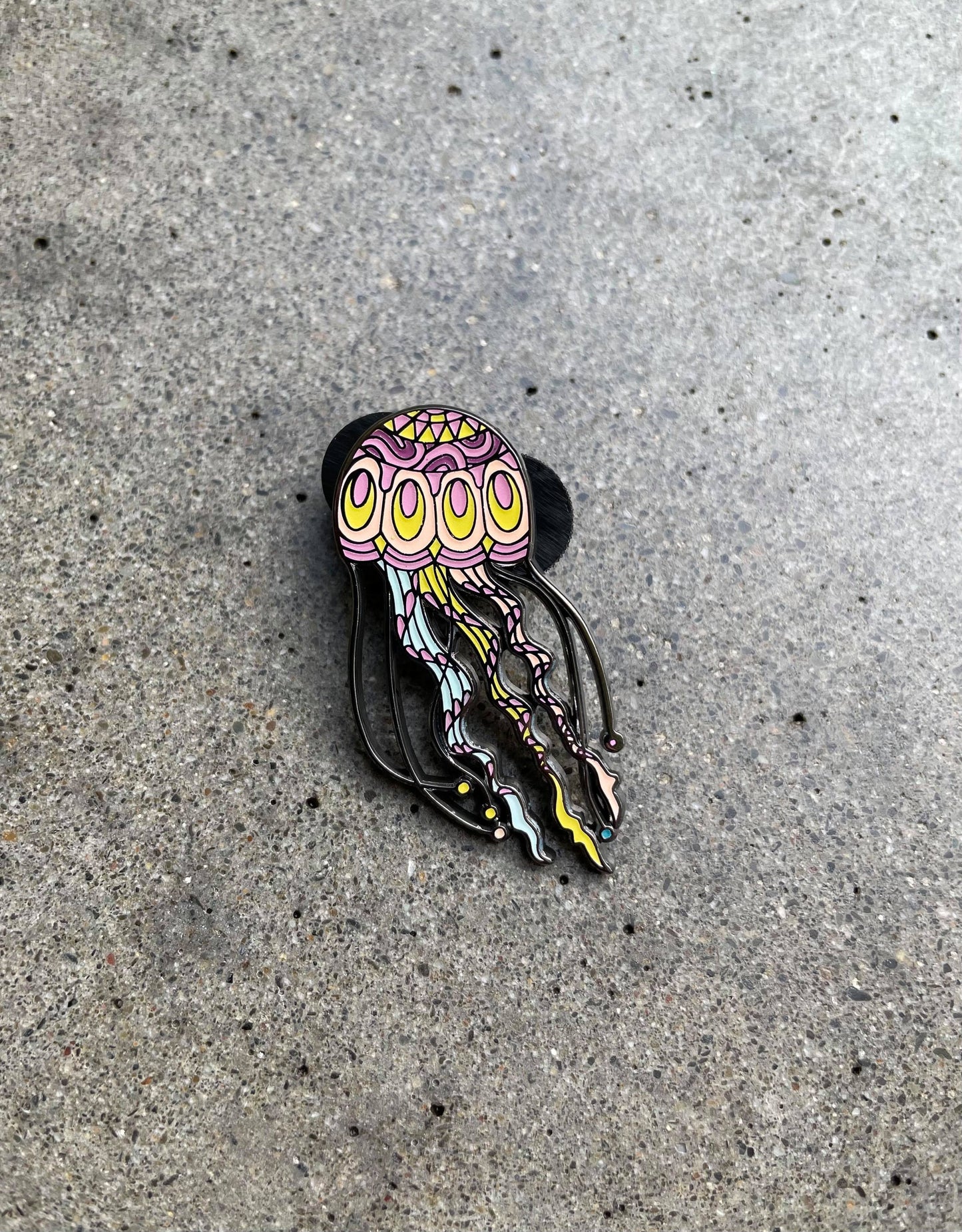 Sting V2 - Set of Six - Hard Enamel Limited Edition Jellyfish Pins