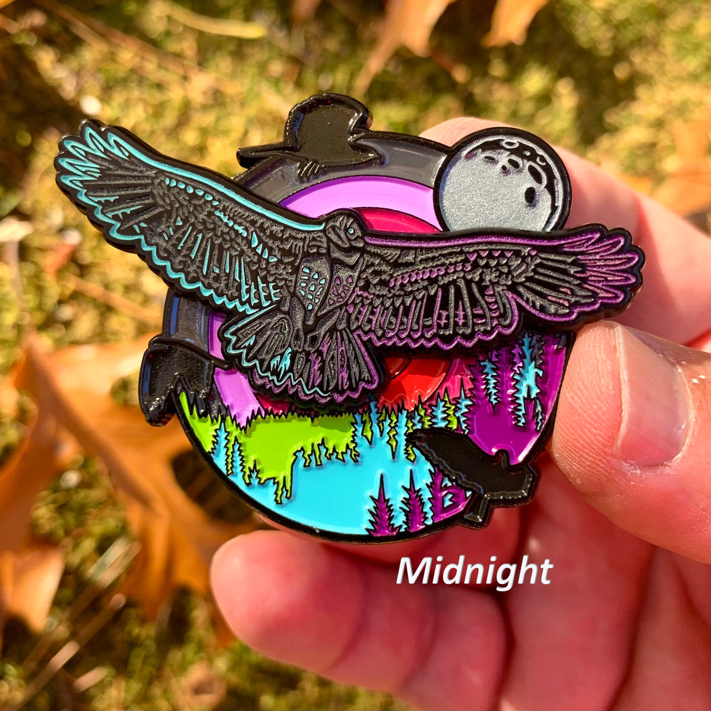 Hawk in Flight - Set of Four - Soft Enamel Double Layer Limited Edition Pins - PRESALE