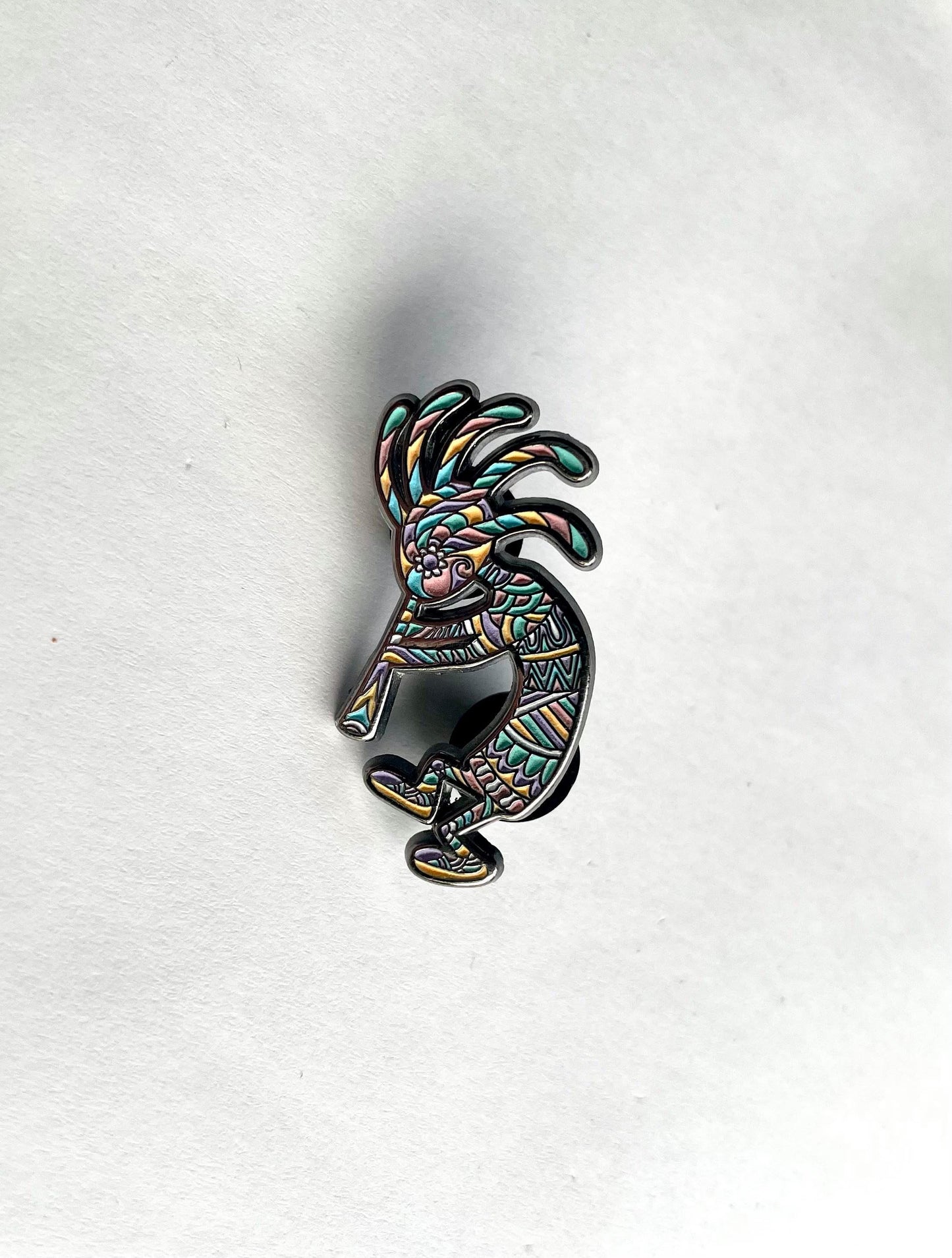 Big Koko -  Set of Twelve - Soft Enamel Native American Style Limited Edition Art Pin Set